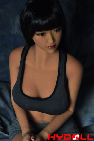 160CM TPE Schwarzes Haar F-Cup Lebensechte Puppe6YEDoll D06072 02
